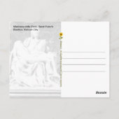 Madonna della Pietà, Vaticaanstad - Briefkaart (Achterkant)
