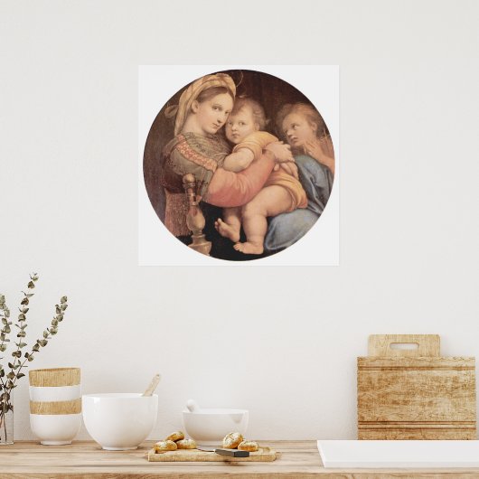 Madonna della Sedia Poster (Keuken)