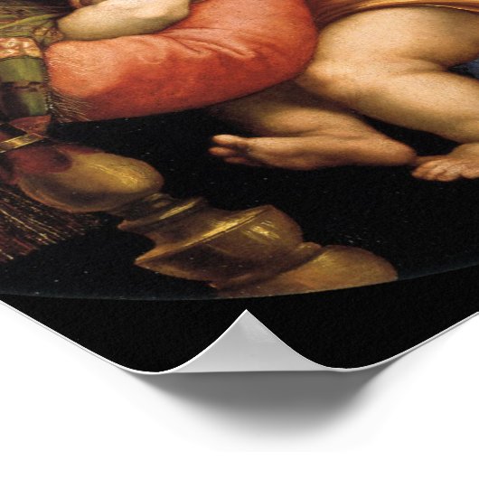 Madonna Della Sedia Poster (Hoek)