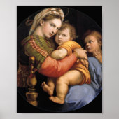Madonna Della Sedia Poster (Voorkant)
