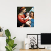 Madonna della Tenda - Raphael - c1513 Poster (Thuiskantoor)