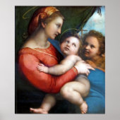 Madonna della Tenda - Raphael - c1513 Poster (Voorkant)