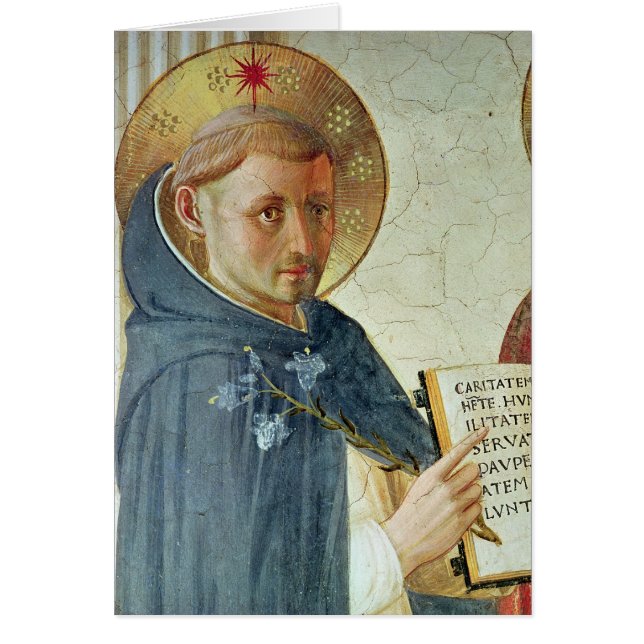 Madonna delle Ombre, detail van St. Dominic (Voorkant)