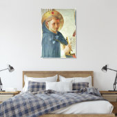Madonna delle Ombre, detail van St. Dominic Canvas Afdruk (Insitu (Slaapkamer))