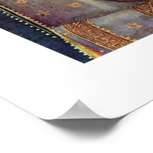 Madonna Detail van Don Lorenzo Monaco Poster (Hoek)