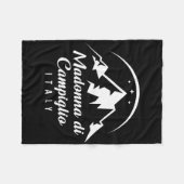 Madonna Di Campiglio Italië Skigebied Snowb Fleece Deken (Voorkant (Horizontaal))