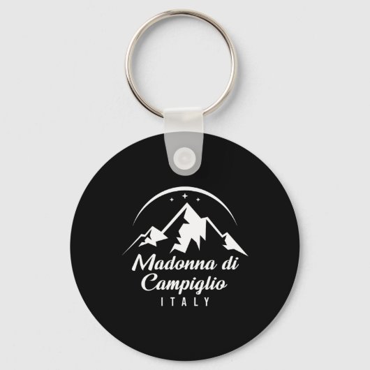 Madonna Di Campiglio Italië Skigebied Snowb Sleutelhanger (Voorkant)