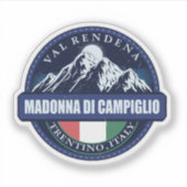 Madonna Di Campiglio, Italië  Sticker (Voorkant)