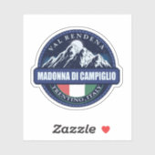 Madonna Di Campiglio, Italy  Sticker (Vel)