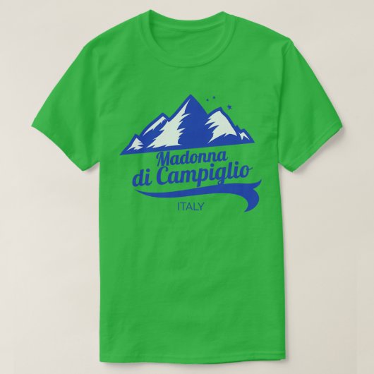 Madonna di Campiglio ski Italië 1 T-shirt (Design voorkant)