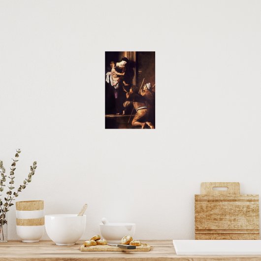 Madonna di Loreto-Caravaggio Poster (Keuken)