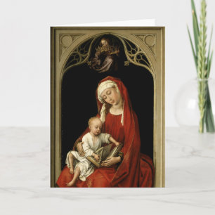 Madonna die de Engelstalige kroon Kaart