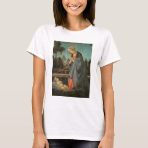 Madonna die het kind aanbidt, c.1477-80 (olie op p t-shirt