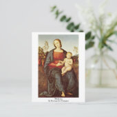 Madonna door Bottega del Perugino Briefkaart (Staand voorkant)