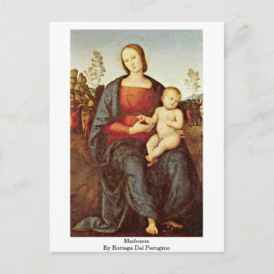 Madonna door Bottega del Perugino Briefkaart