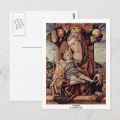 Madonna door Crivelli Carlo Briefkaart (Voorkant / Achterkant)