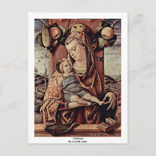 Madonna door Crivelli Carlo Briefkaart