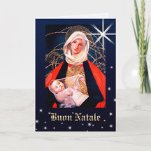 Madonna door de Kerstkaarten van Marianne