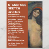 Madonna door Edvard Munch, Kunstbenodigdhedenwinke Flyer (Voorkant)