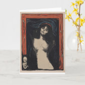 Madonna door Edvard Munch, symbolist schilder Kaart (Gele Bloem)