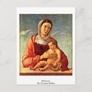 Madonna door Giovanni Bellini Briefkaart