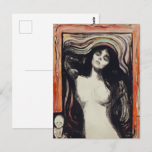 Madonna | Edvard Munch | Briefkaart (Voorkant / Achterkant)