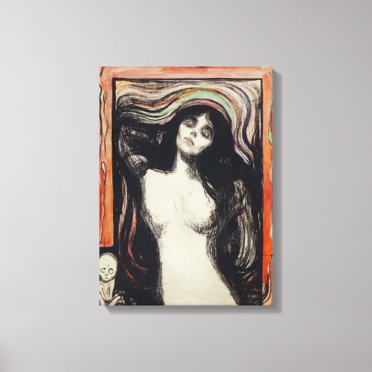 Madonna | Edvard Munch | Canvas Afdruk (Voorkant)