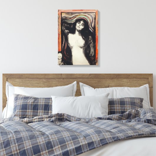 Madonna | Edvard Munch | Canvas Afdruk (Insitu (Slaapkamer))