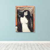 Madonna | Edvard Munch | Canvas Afdruk (Insitu (Houten vloer))