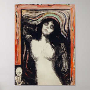 Madonna Edvard Munch Poster
