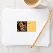 Madonna en Adresetiketten voor kerstmis Etiket (Insitu)