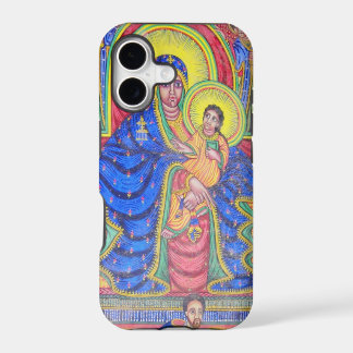 Madonna en Baby Jezus Ethiopische Kunst iPhone 5 H
