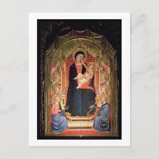 Madonna en Child, 1347 Briefkaart (Voorkant)
