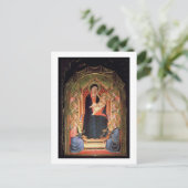 Madonna en Child, 1347 Briefkaart (Staand voorkant)