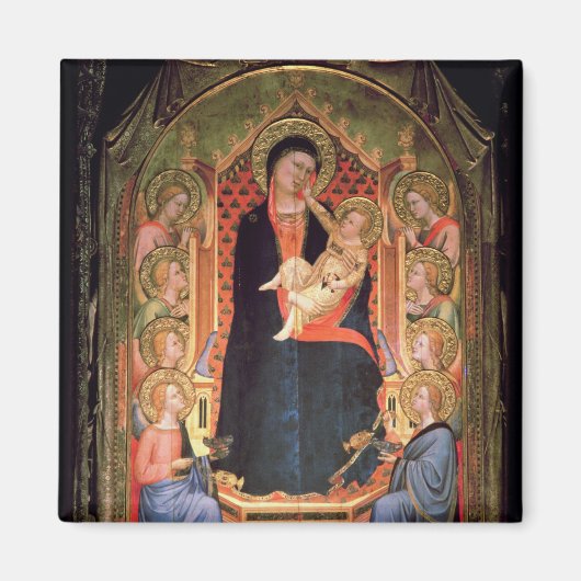 Madonna en Child, 1347 Magneet (Voorkant)