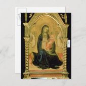 Madonna en Child, 1400 Briefkaart (Voorkant / Achterkant)