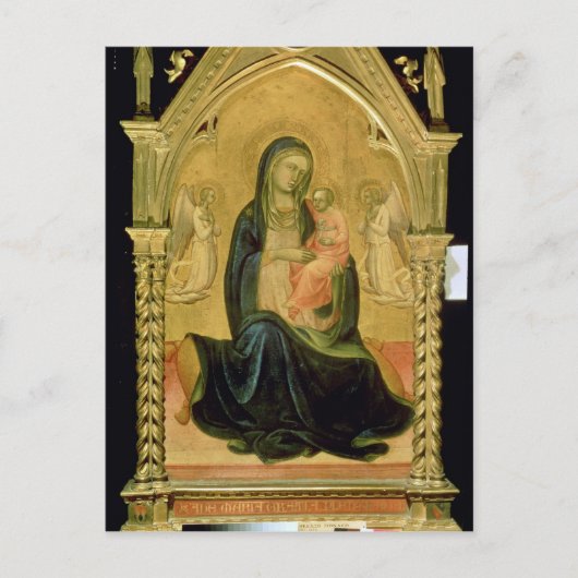 Madonna en Child, 1400 Briefkaart (Voorkant)