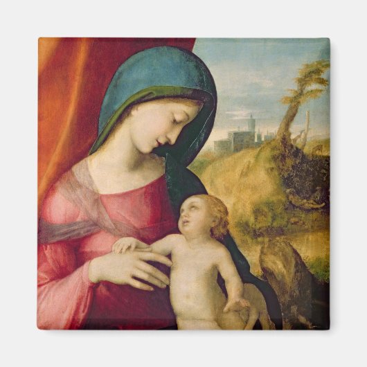 Madonna en Child, 1512-14 Magneet (Voorkant)