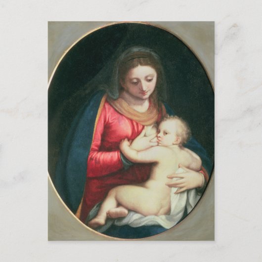 Madonna en Child, 1598 Briefkaart (Voorkant)