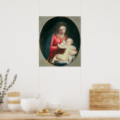 Madonna en Child, 1598 Poster (Keuken)
