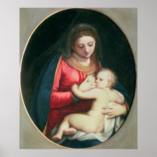 Madonna en Child, 1598 Poster (Voorkant)