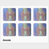 Madonna en Child 2014 Vierkante Sticker (Vel)