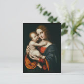 Madonna en Child 2 Briefkaart (Staand voorkant)