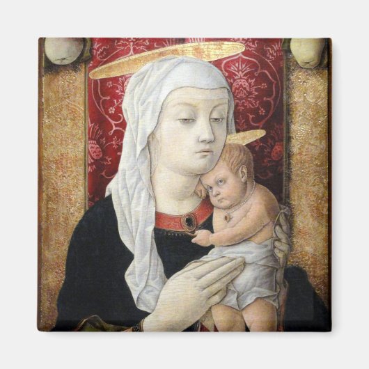 Madonna en Child 2 - Carlo Crivelli - c1468 Magneet (Voorkant)