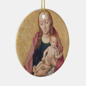 Madonna en Child 2 Keramisch Ornament (Rechts)