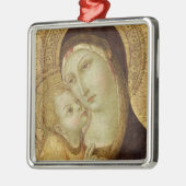Madonna en Child 2 Metalen Ornament (Links)