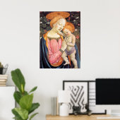 Madonna en Child 2 - Veneziano - c1432 Poster (Thuiskantoor)