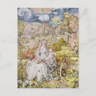 Madonna en Child 3 Briefkaart