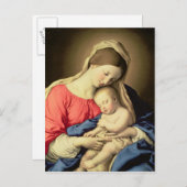 Madonna en Child 3 Briefkaart (Voorkant / Achterkant)