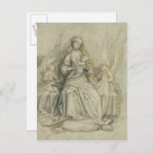 Madonna en Child 3 Briefkaart (Voorkant / Achterkant)